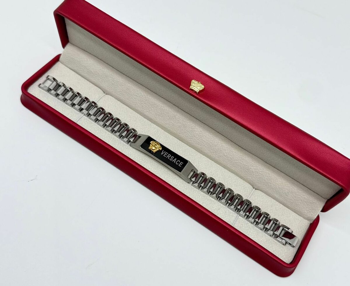 Bracelet en acier inoxydable élégant