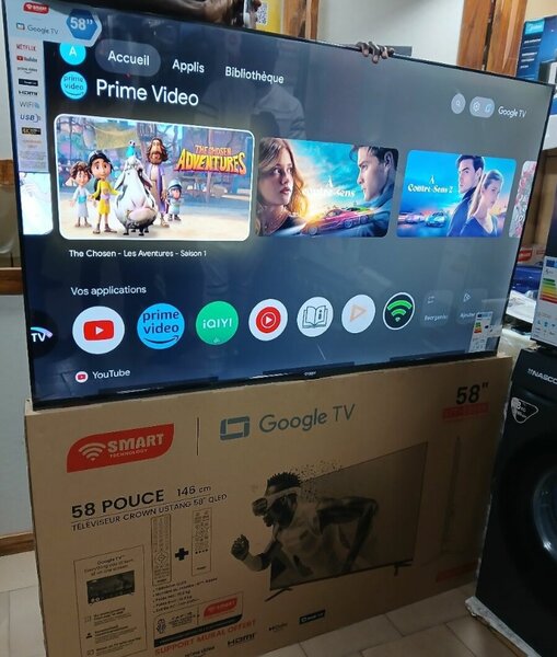 Téléviseur 58" Google Smart