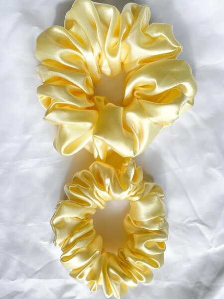 Chouchou en satin coloré