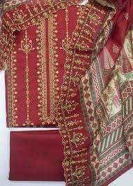 Lawn 3 peace suit shafun dupatta