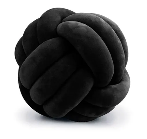 Coussin boule nouée