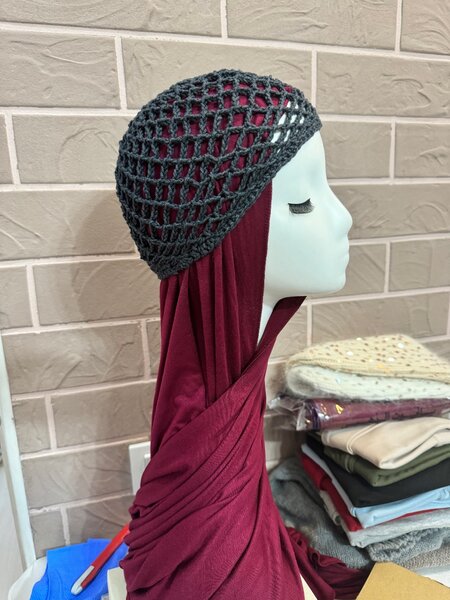 Трендовые сеточные шапки