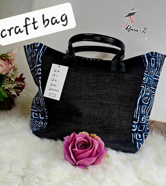 Sac  en jean artisanal