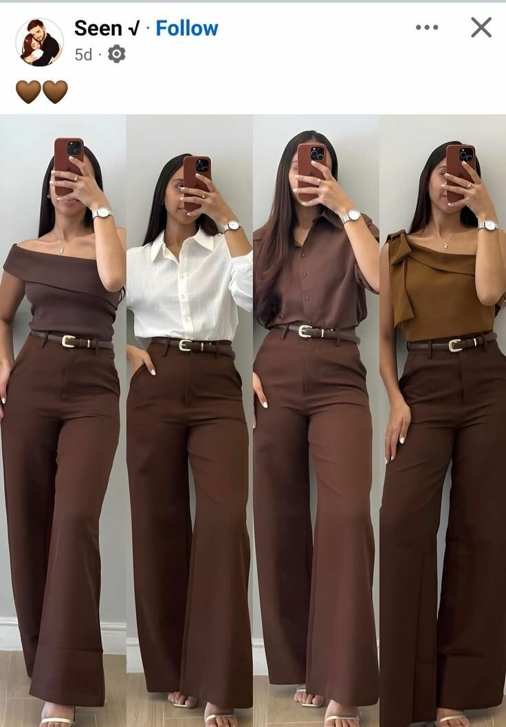 Pantalon Palazzo élégant