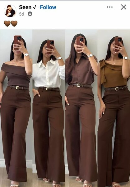 Pantalon Palazzo élégant