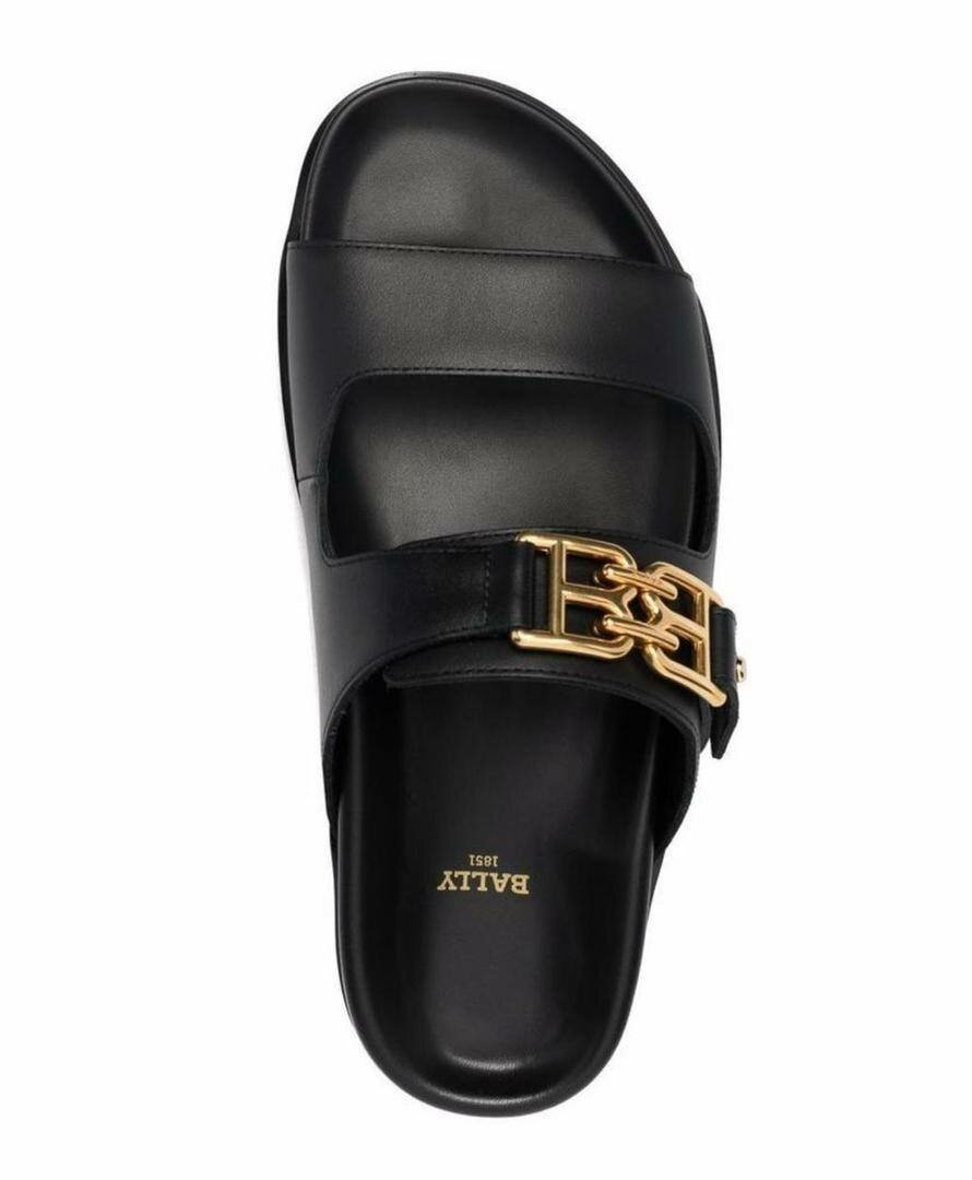 Sandales de Luxe en Cuir Noir