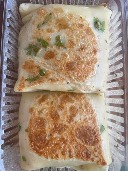 Crêpe salée (viande hachée)