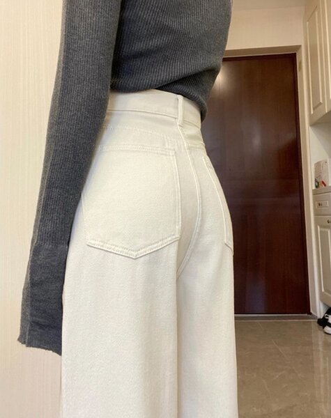 Джинсы белые