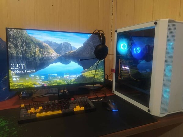 Процессор - Ryzen 7 2700 Материнская плата - Gigabyte A320 О