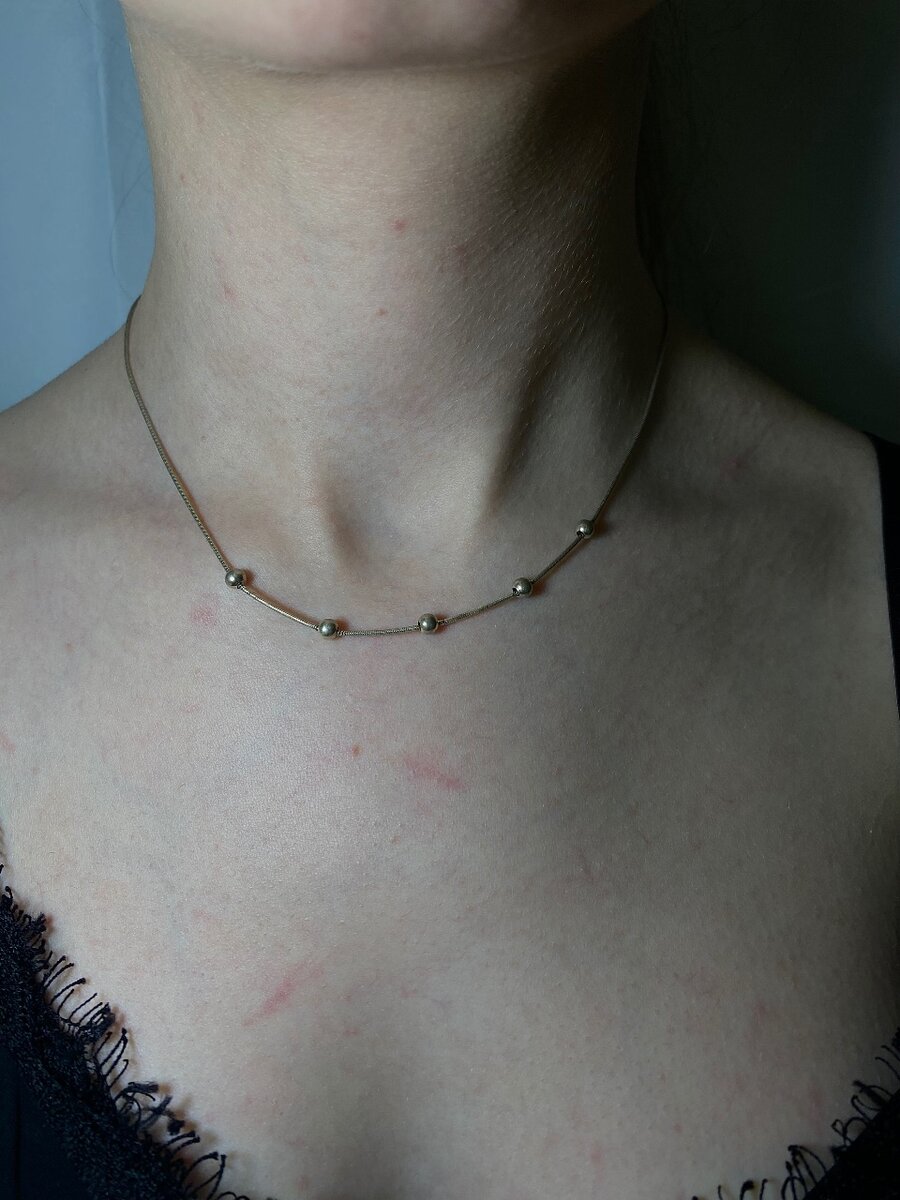 Колье из серебра 925