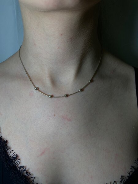 Колье из серебра 925