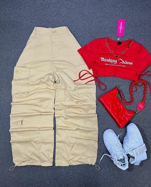 Girl top and down and all