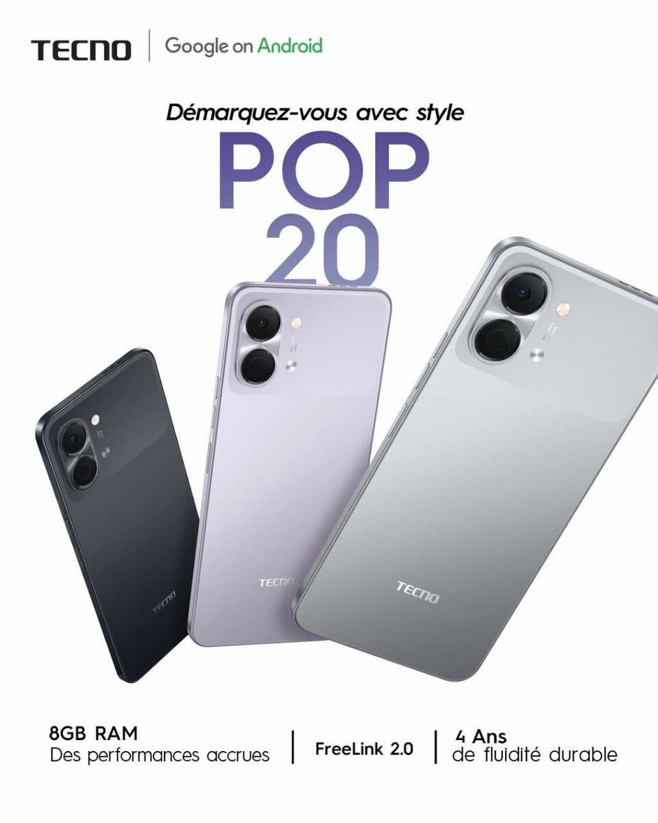 Tecno Pop 20 Smartphone 8GB RAM
