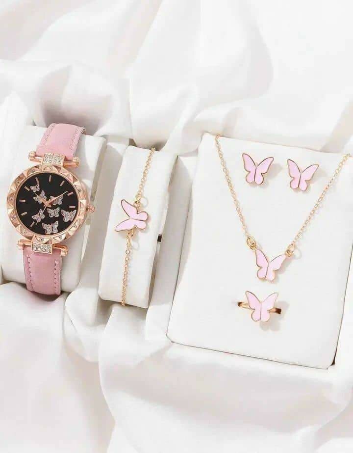 Montre Papillon Ensembles Bijoux