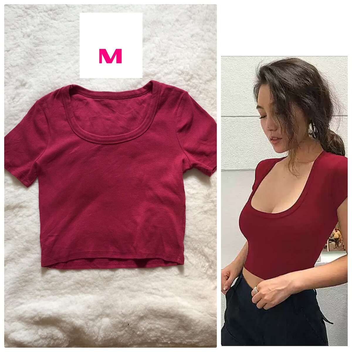 Salaula crop tops and tops