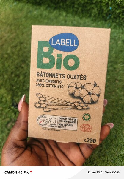 Cotons-Tiges Bio 100% Coton