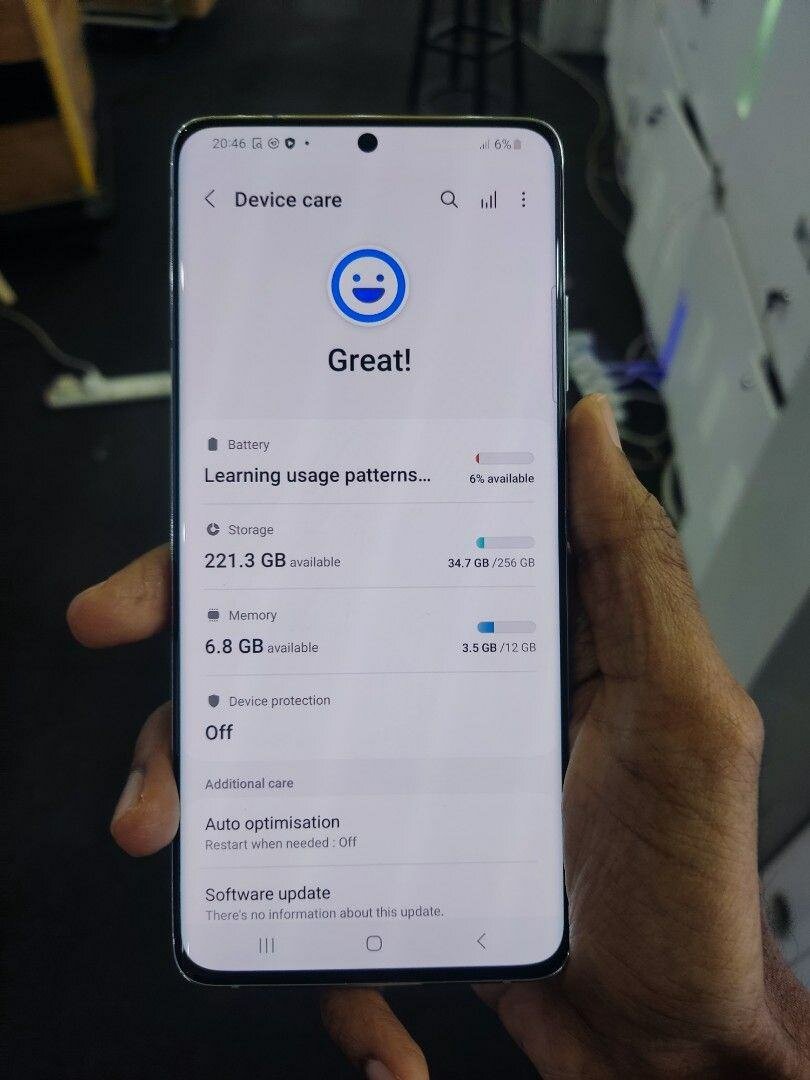 Galaxy S21 Ultra 5G 256gb/12gb ram Crack screen works perfec