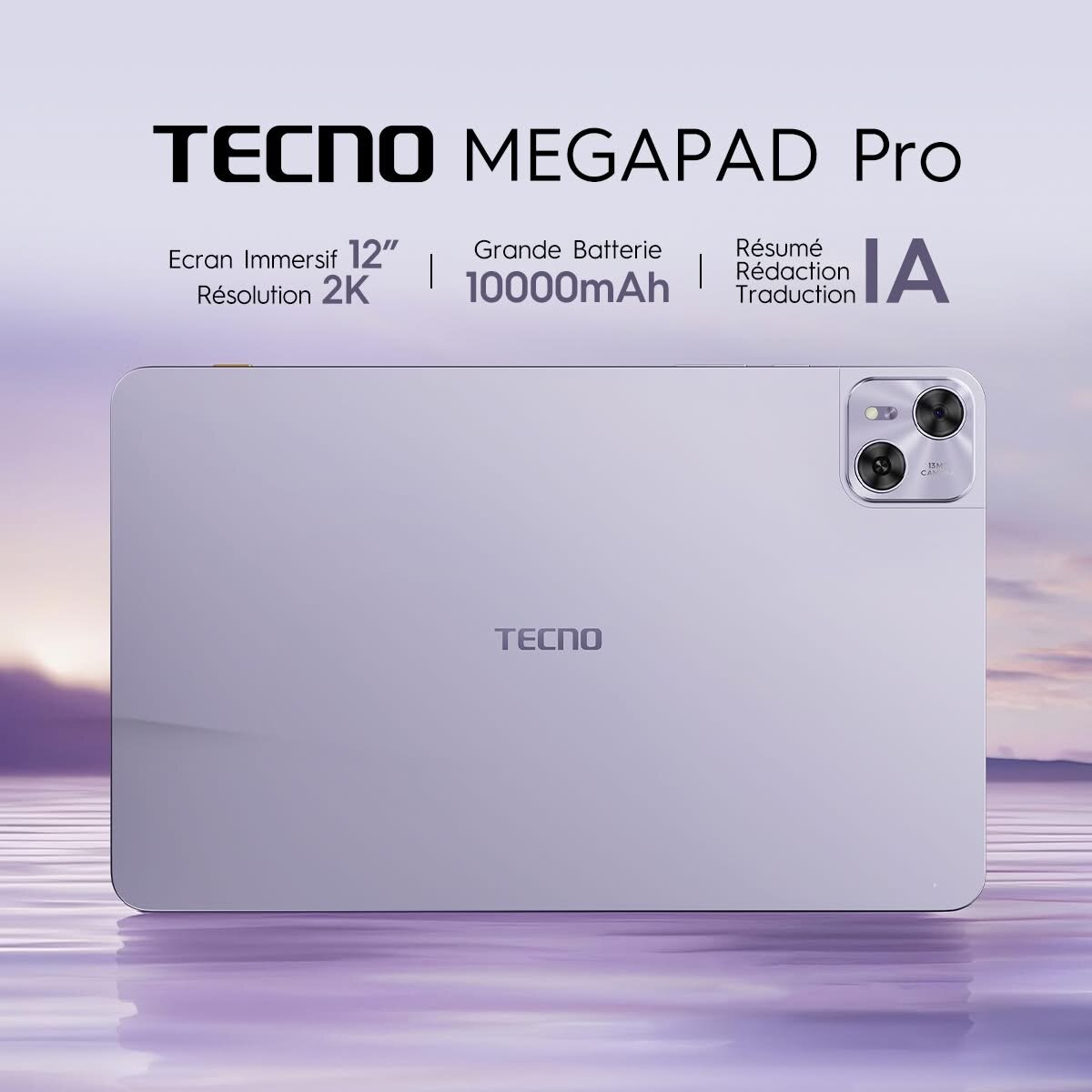 Tablette TECNO MegaPad Pro 2K 12"