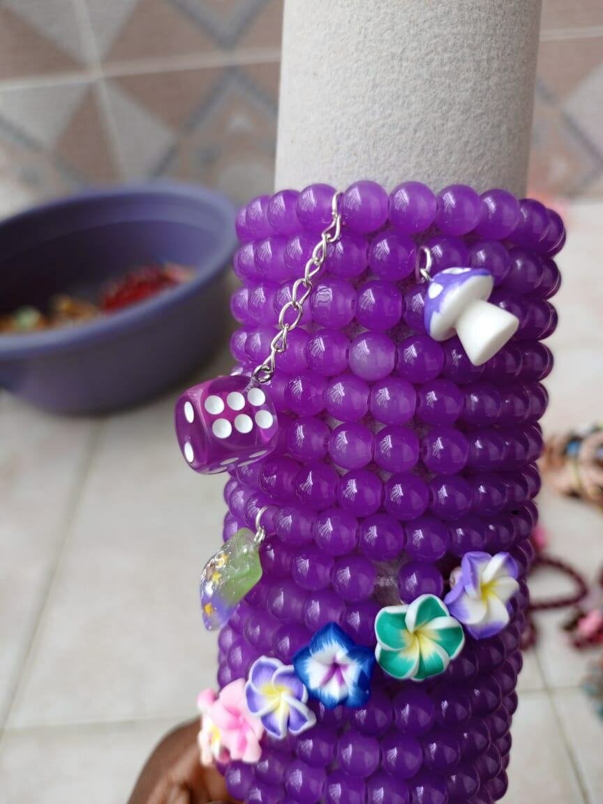 Bracelet violet 3 a 1000fr
