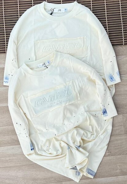 T-shirt oversize blanc