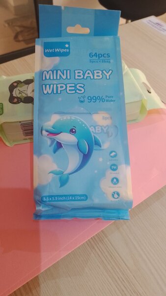 Lingettes Bébé Douces 64 pièces