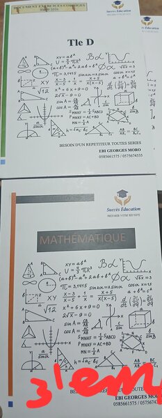 Livre de Mathématiques Tle D