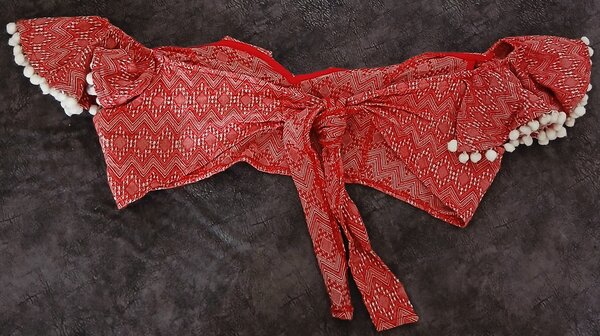 Top à pompons bohème