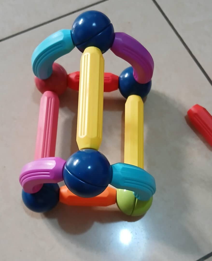 Bloc de construction magnétique