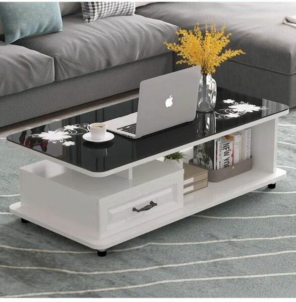 Coffee Table Set Living Room Furniture - White