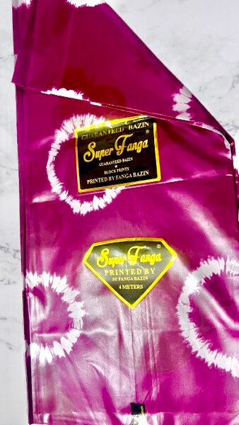 Tissu Bazin Teinté Fuchsia