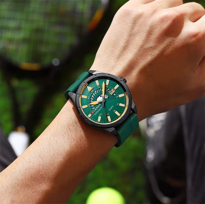 Montre sportive Curren verte