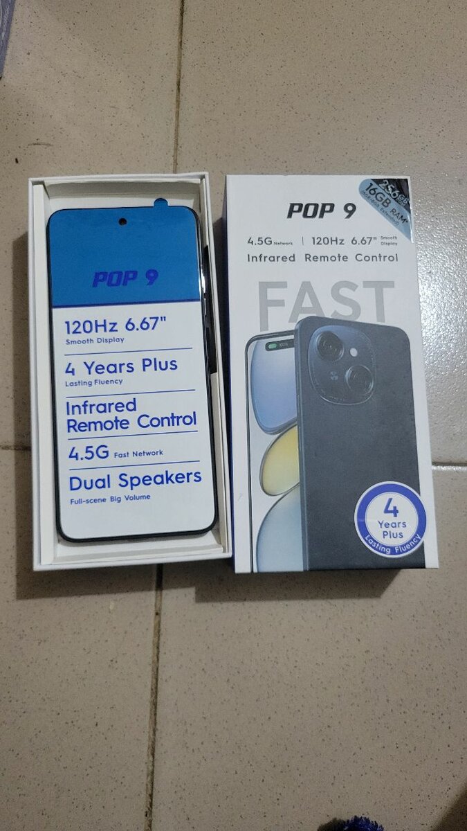 TECNO POP 9 256GB 16GB RAM