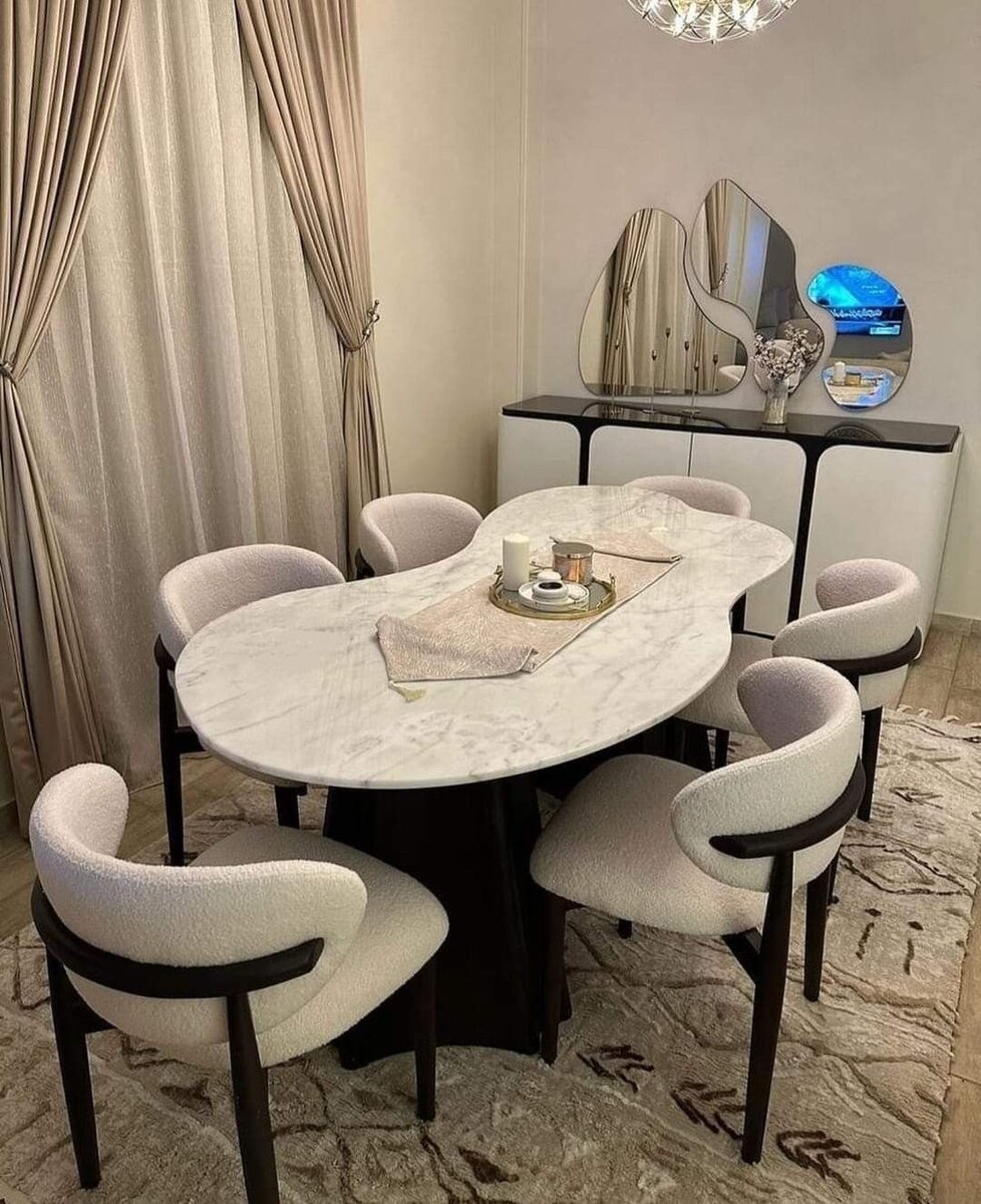 Table à manger en marbre élégante