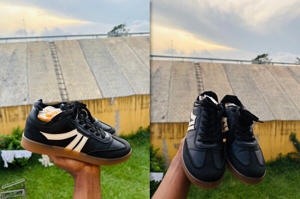 Stylish Black Sneakers