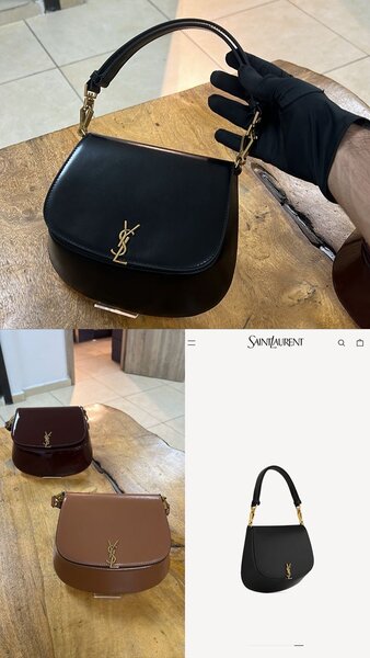 Sac à main en cuir YSL