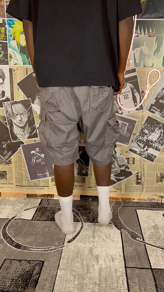 Shorts cargo gris