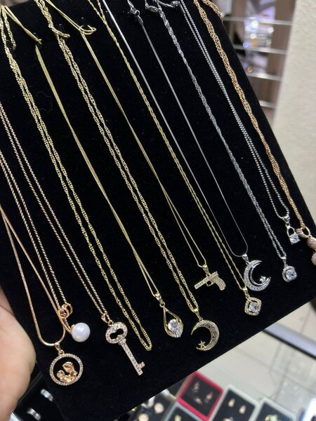 Цепочки медицинская сталь, не чернеет