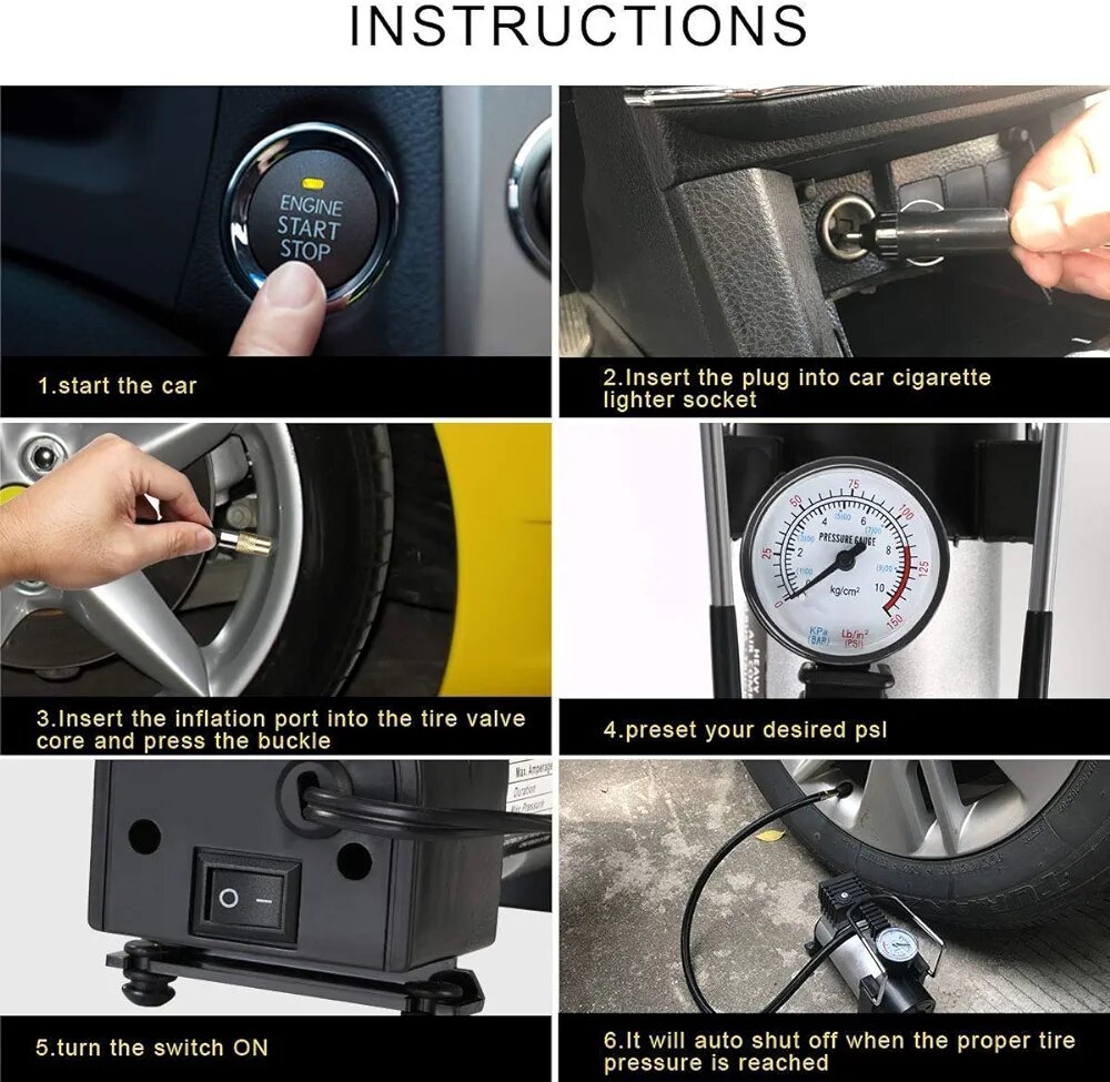 Gonfleur de compresseur à air