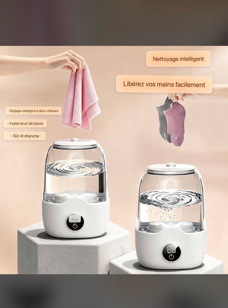 Mini machine à laver portable