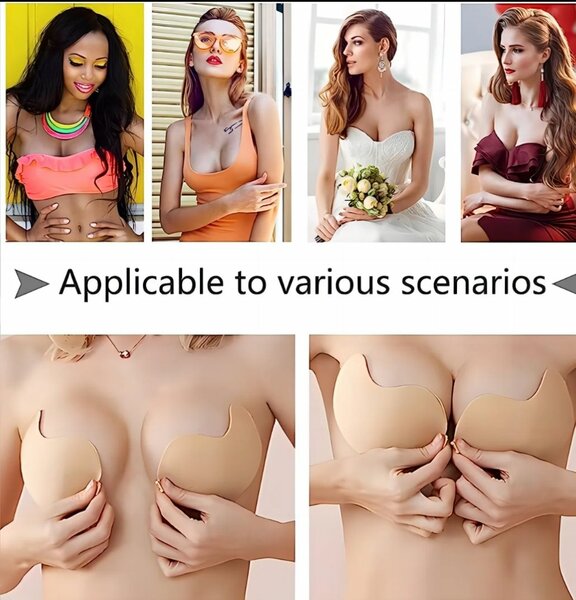 Soutien-gorge adhésif invisible