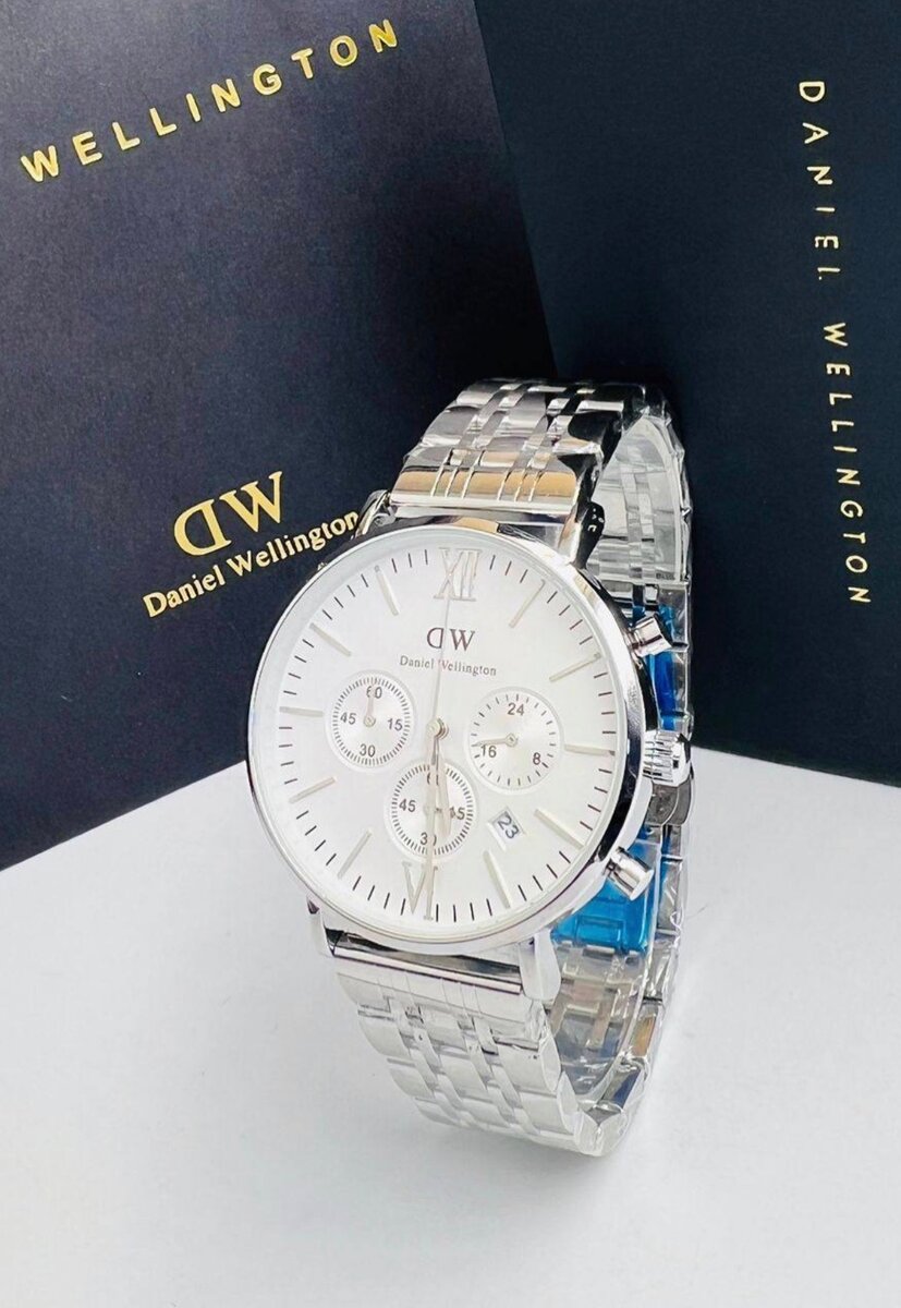 Montre homme élégante acier inoxydable