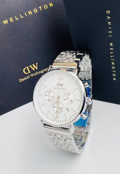 Montre homme élégante acier inoxydable