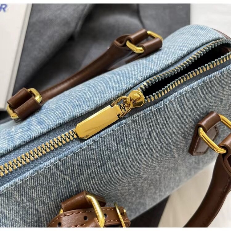 Sac à main en tissu denim