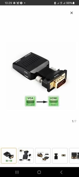 Adaptateur VGA mâle vers HDMI femelle