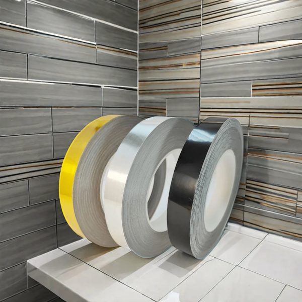 Decor Tape-Gold, Silver, black