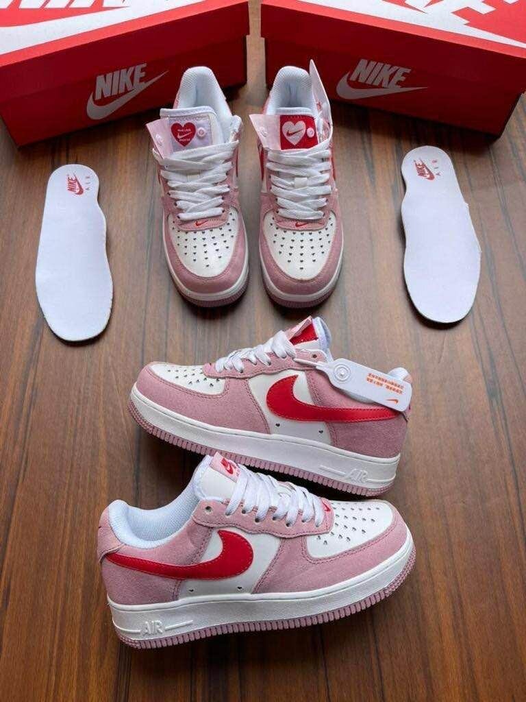 Baskets Nike Air Rose Blanc