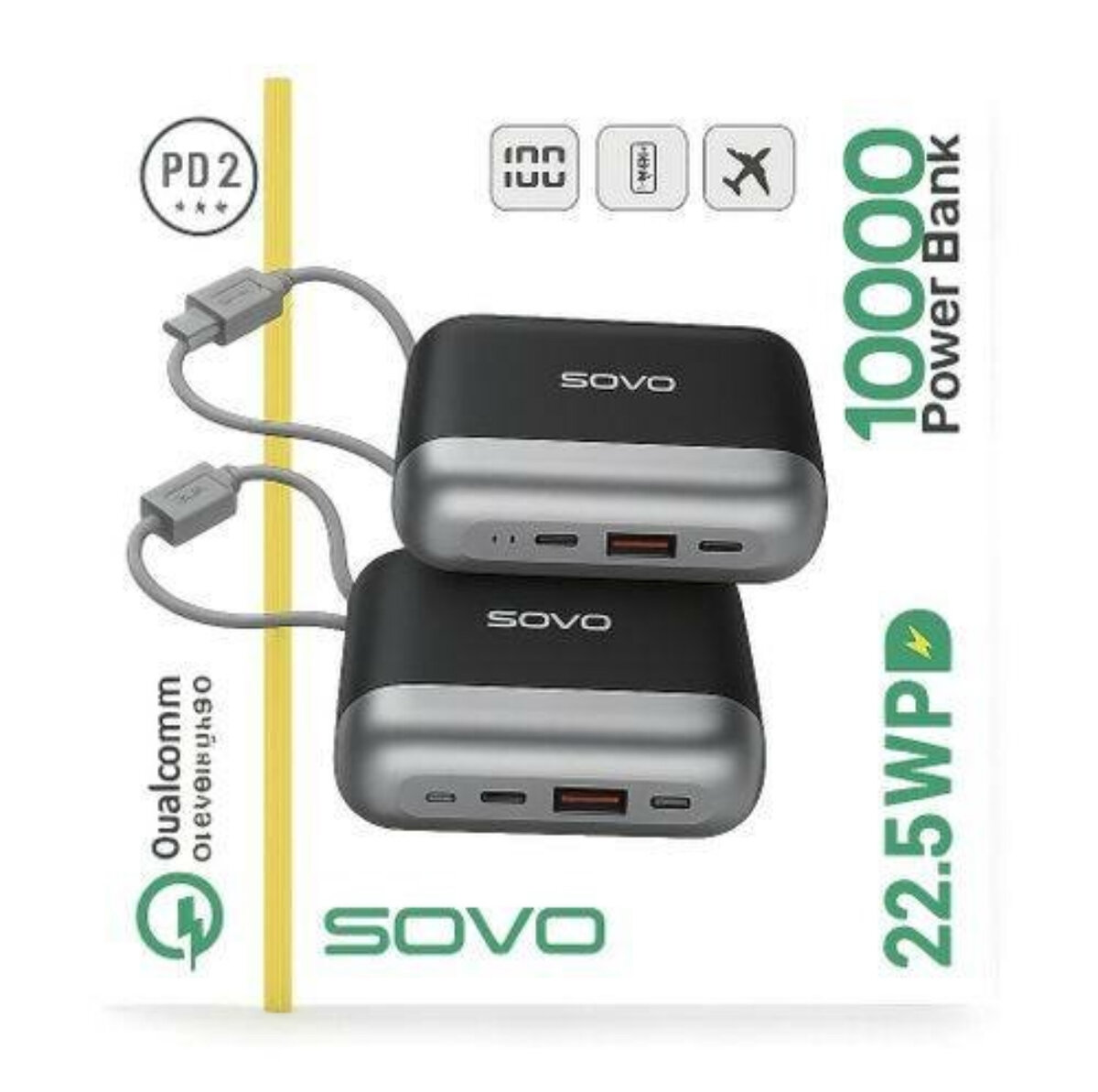Sovo 10000mAh Power Bank