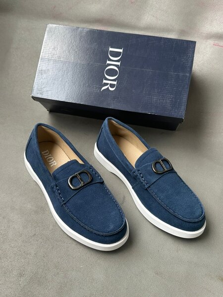 Mocassins Homme Dior Bleu