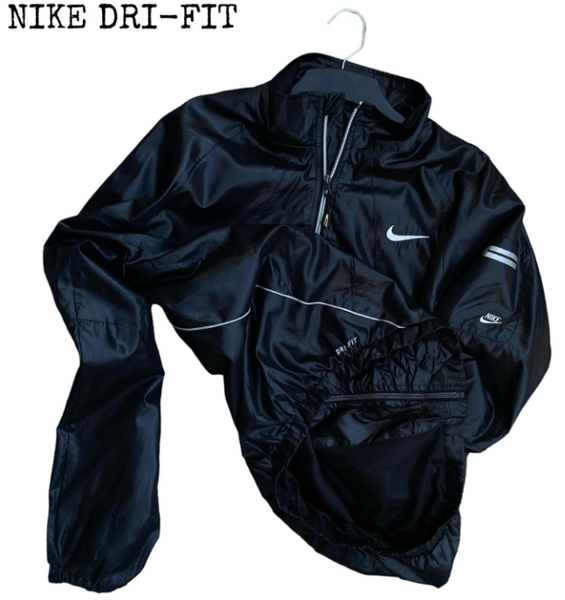 Black Nike windbreaker 