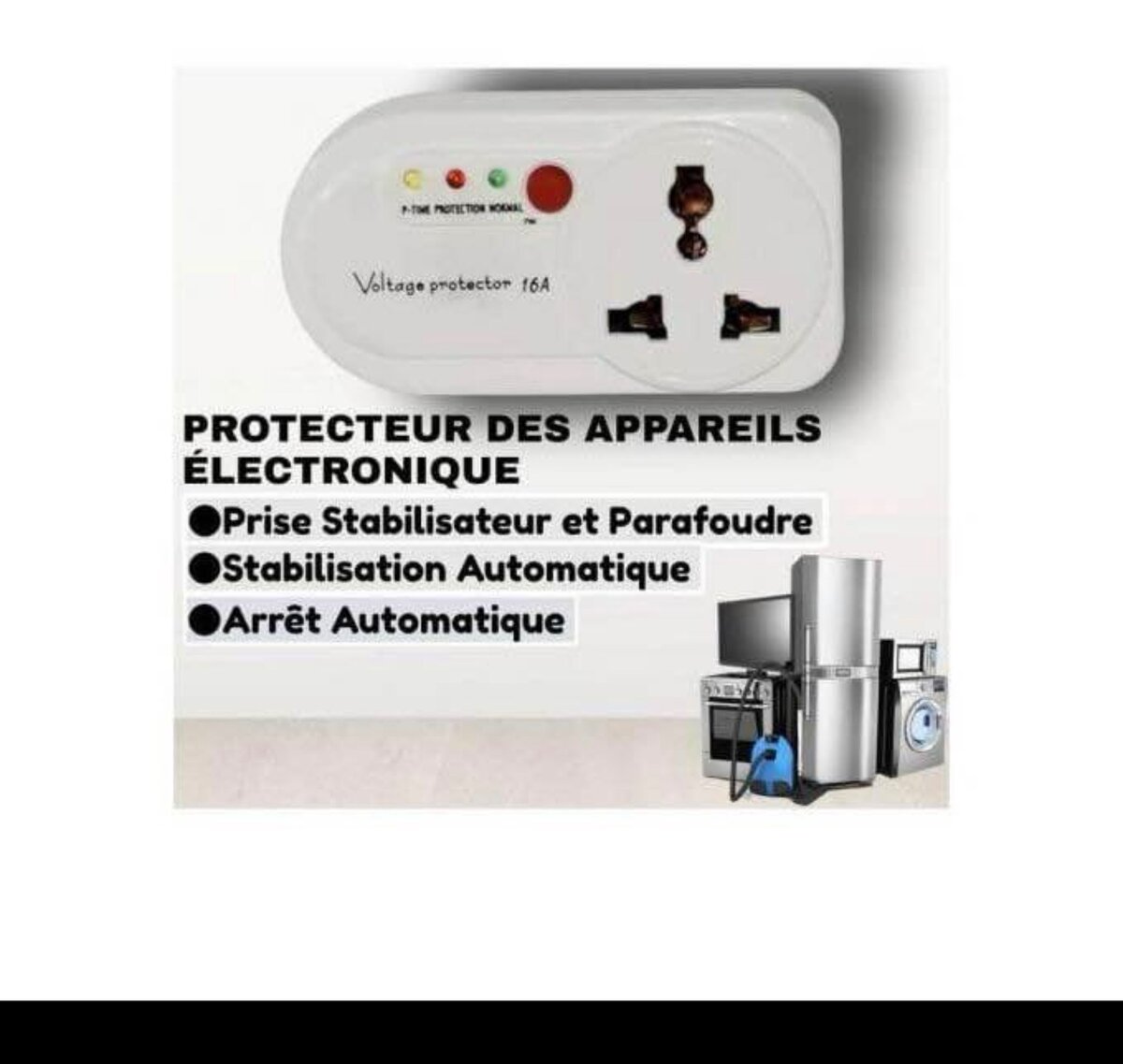 Stabilisateur De Tension Et Parafoudre